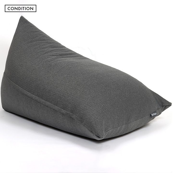 モデルルーム ビーズクッション グレー 幅120 × 奥行き80 × 高さ75cm NEXPOTALLINN_EU