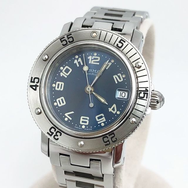 エルメス 腕時計 クリッパー ダイバーズ CL5.210 ネイビー 1470