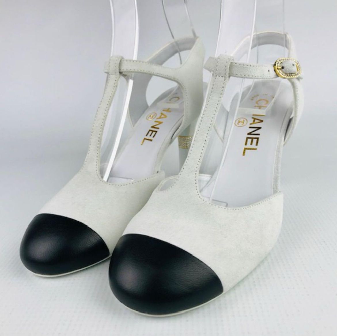新品未使用☆CHANEL・シャネル レディース スエードレザー切替