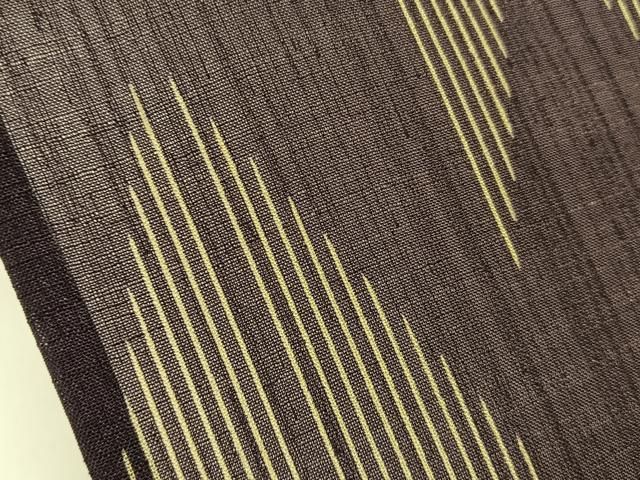 平和屋着物＊夏物 小紋 紗 矢羽舞桜文 正絹 逸品 BAAU3445hj