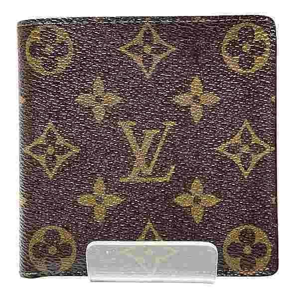 ルイヴィトン Louis Vuitton モノグラム ポルトフォイユマルコ M61675 2つ折り財布 ユニセックス