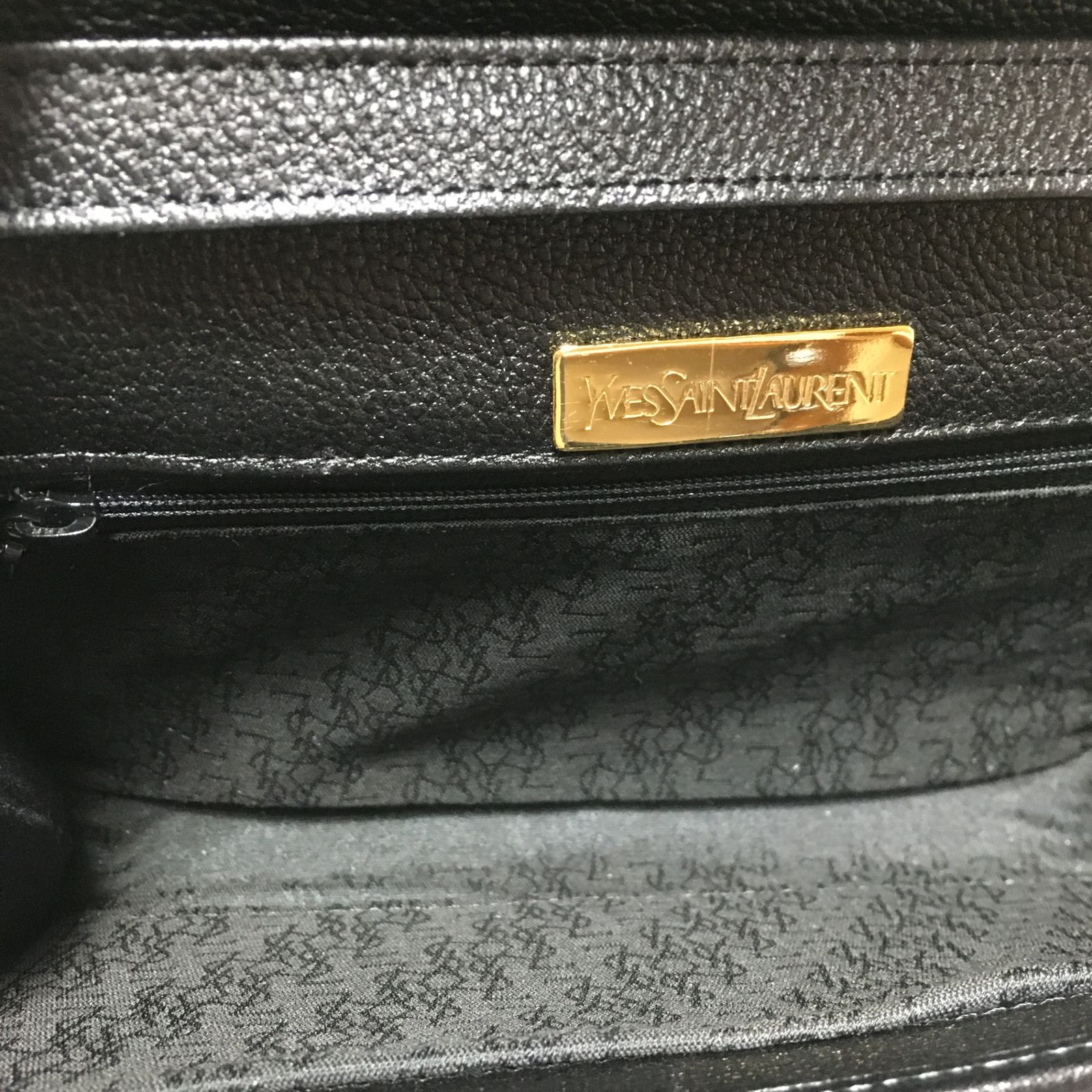 2505-320｜美品｜イヴサンローラン ショルダーバッグ ブラック YSLロゴ 2505-320｜美品｜イヴサンローラン ショルダーバッグ ブラック