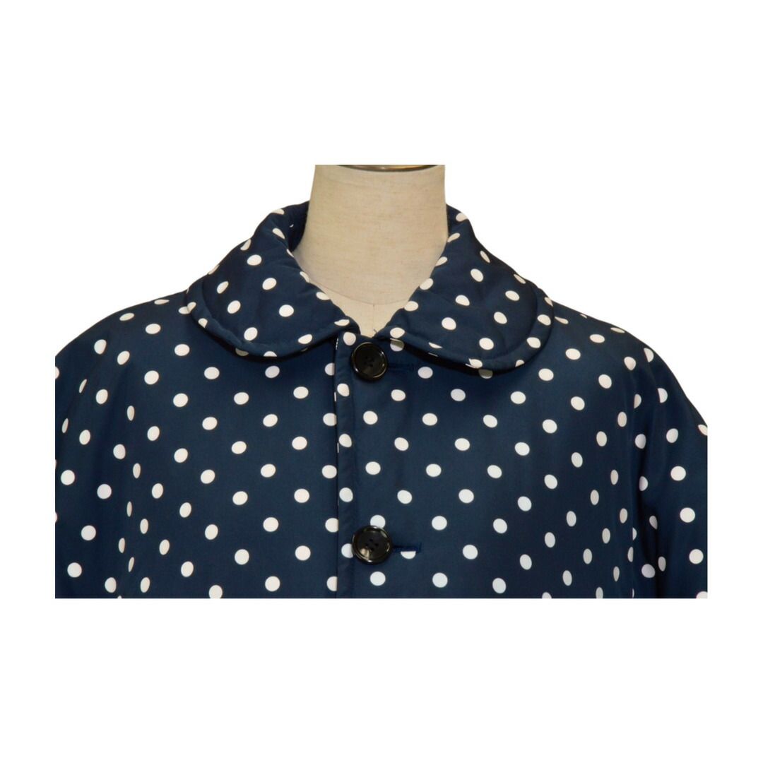 コムデギャルソン COMME des GARCONS COMME des コムコム W18C004 中綿 コート ステンカラー ドット 丸襟 レディース F-L8431 USTAUSTRALIA_COM_AU