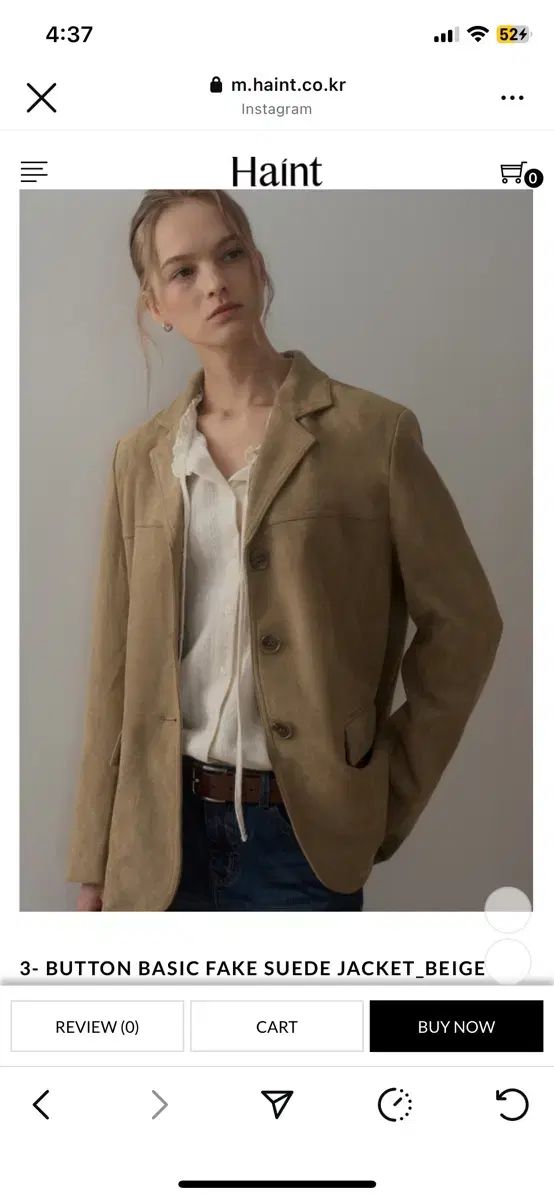 ヘインツ バター スウェード ジャケット