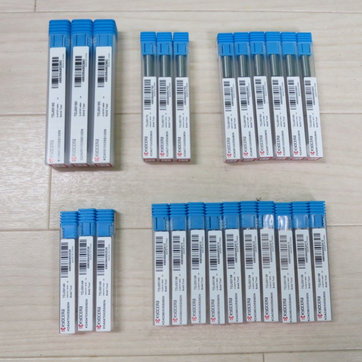25本 京セラ ソリッド ドリル TDJ00193 Φ9.1 TDJ00173 Φ7.1 TDJ00163 Φ6.1 TDJ00149 Φ4.7 TDJ00138 Φ3.6 KYOCERA