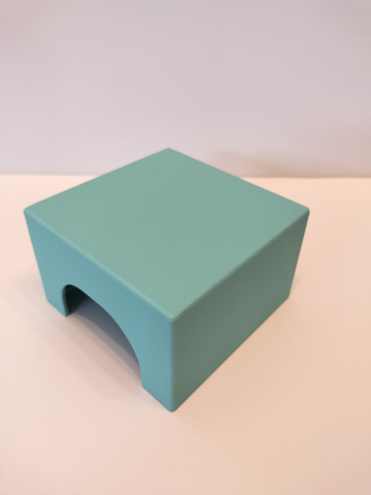 ぽぽ様　オーダーメイド　クレスシェルター　No.17 個数限定】【3Dプリント／爬虫類シェルター】四角型／ターコイズ