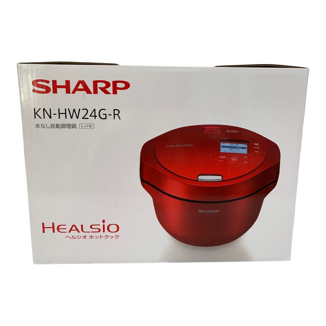 未開封】SHARP シャープ ヘルシオ ホットクック KN-HW24G-R kon - メルカリ