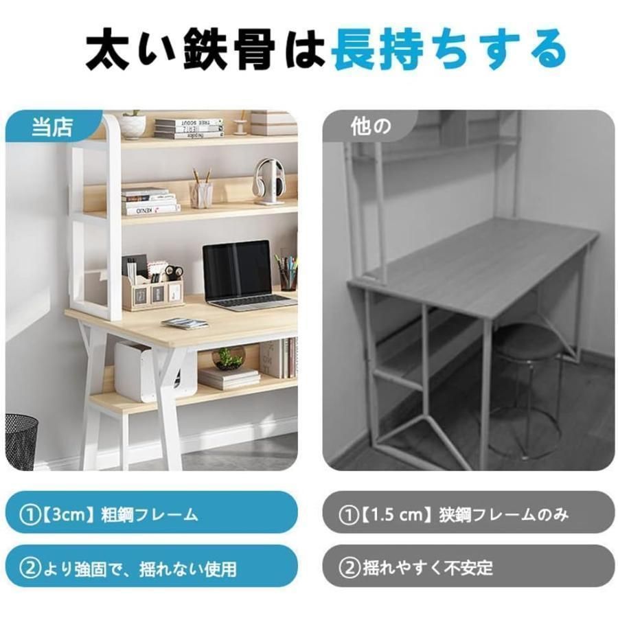 パソコンデスク デスク 机 学習机 勉強机 おしゃれ 100cm 120cm 140cm PCデスク オフィスデスク ゲーミングデスク 大人 シンプル eスポーツ MARWIL-DEMENAGEMENTS_CH