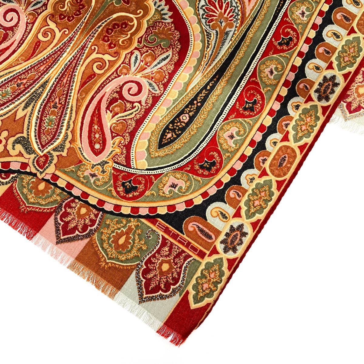 新品未使用　ETRO エトロ　ストール  ウール シルク ブラウン ETROのフリマアイテム一覧