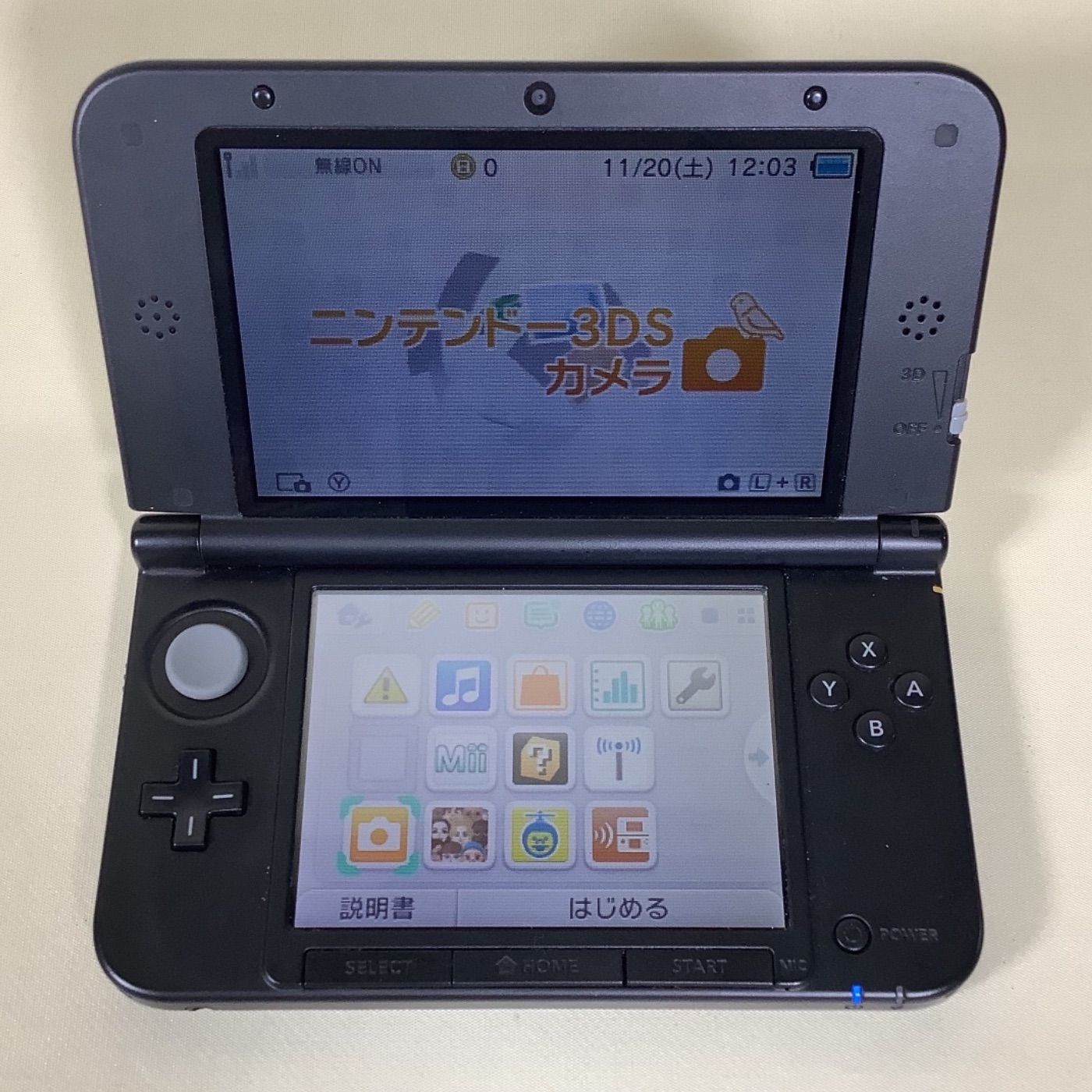 全日本送料無料 NINTENDO 3DS タッチペンなし 本体のみ LL