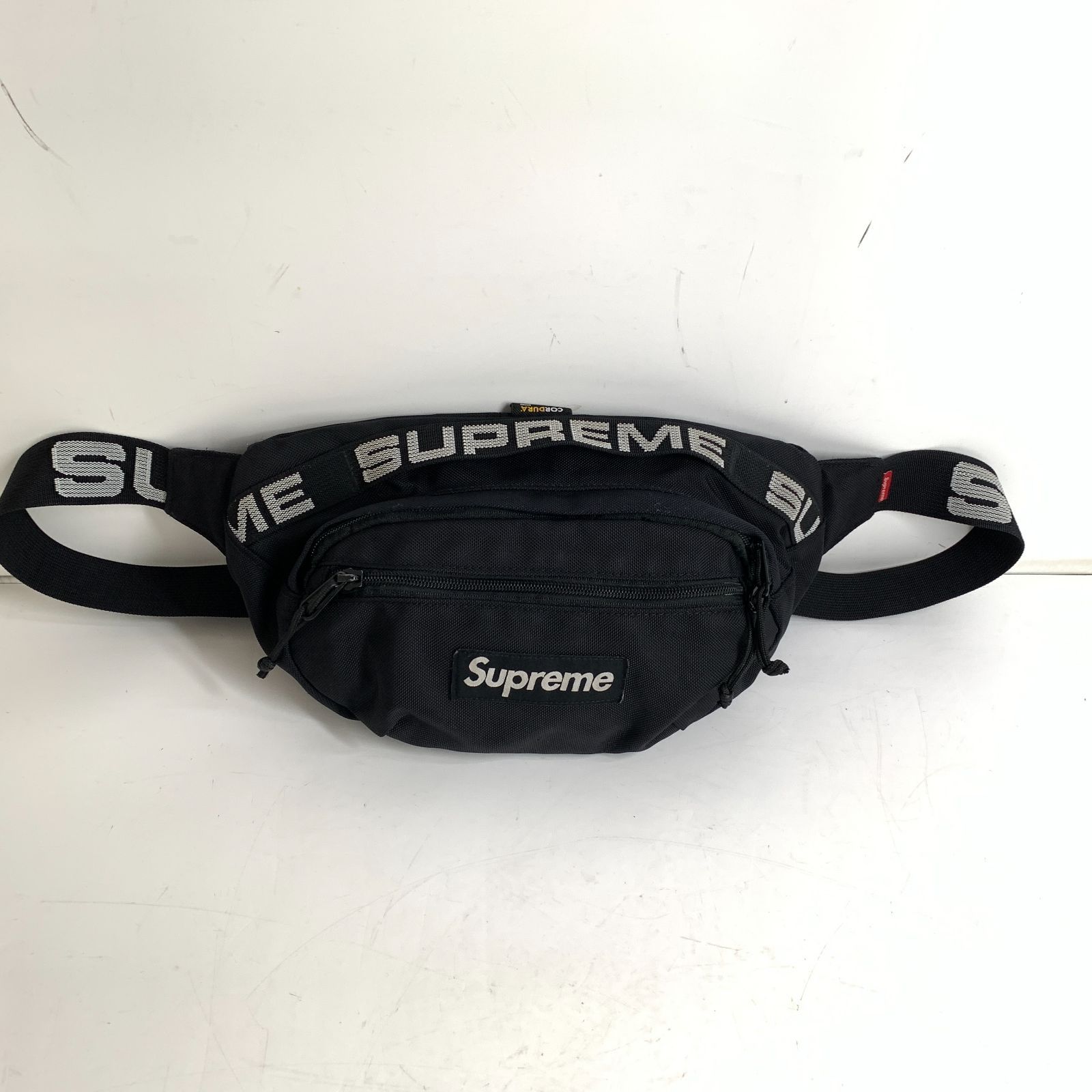 f001 L Supreme シュプリーム 18SS ボディバッグ ウエストバッグ ブラック