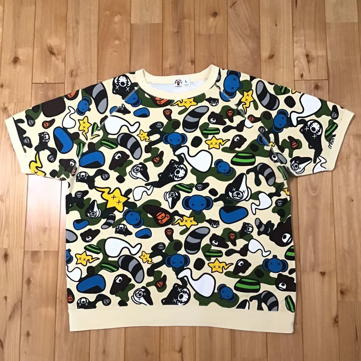 APE BAPE KAWS スウェット スタジャン BABY MILO L-shopifykorea.net