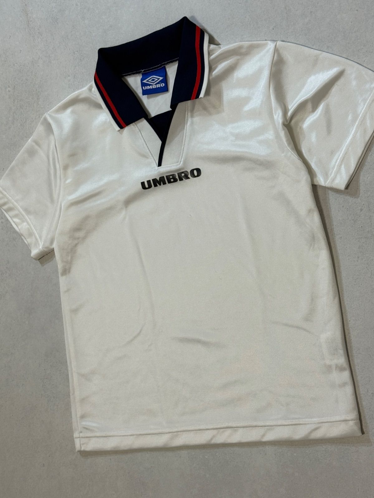 140cm】old UMBRO S/S Jersey / アンブロ 半袖 ゲームシャツ 襟