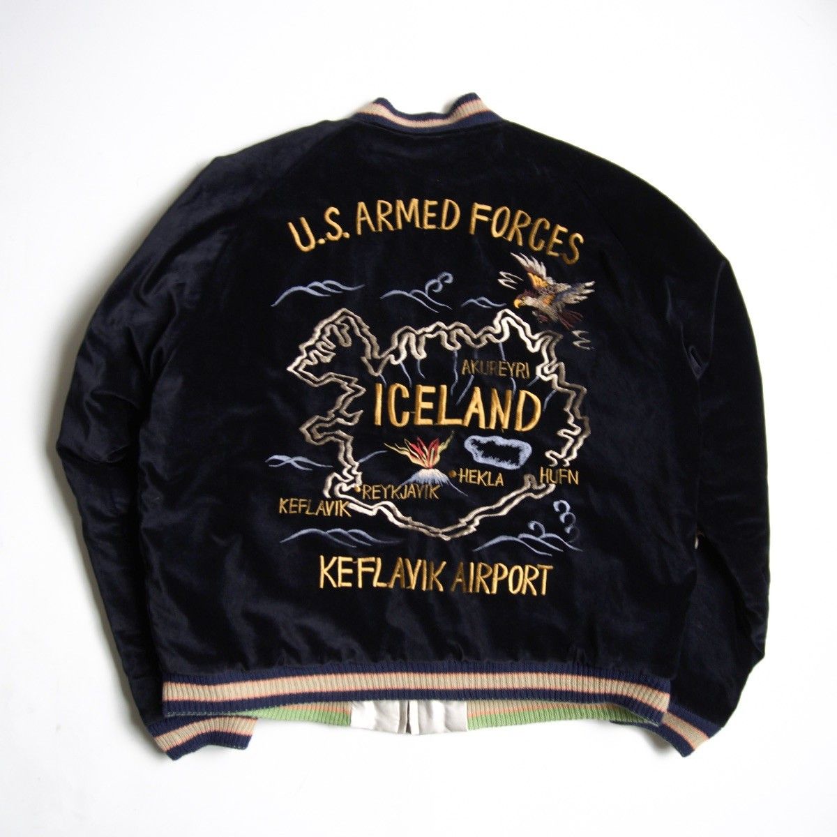 雰囲気抜群 TAILOR TOYO TT12064 別珍 リバーシブル スカジャン XL ジャケット 刺繍 ベロア テーラー東洋 25100797