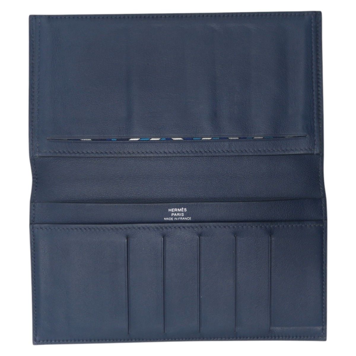 ◇エルメス◇ヴォースイフト/シチズンツイルロング/シルクイン/長財布/刻印:T シチズン ツイル ロング シルクイン 二つ折り長財布 ヴォー