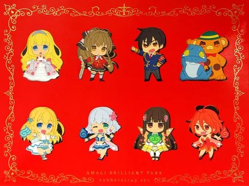 おみやげセット 甘城ブリリアントパーク　限定ラバーストラップ　なかじまゆか おみやげセット 甘城ブリリアントパーク 限定ラバーストラップ