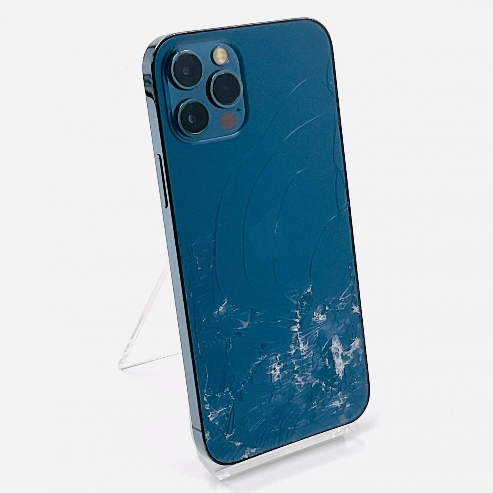 美品】 iPhone 12 Pro Max Simフリー パシフィックブルー Amazon