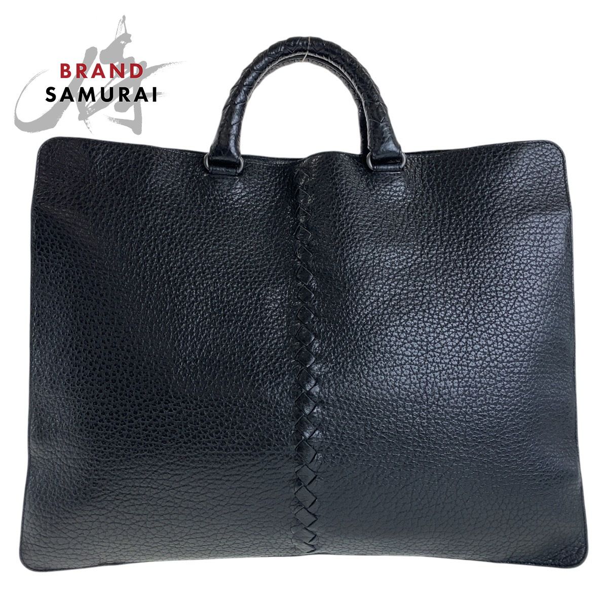 美品 BOTTEGAVENETA ボッテガヴェネタ イントレチャート ブラック 黒 