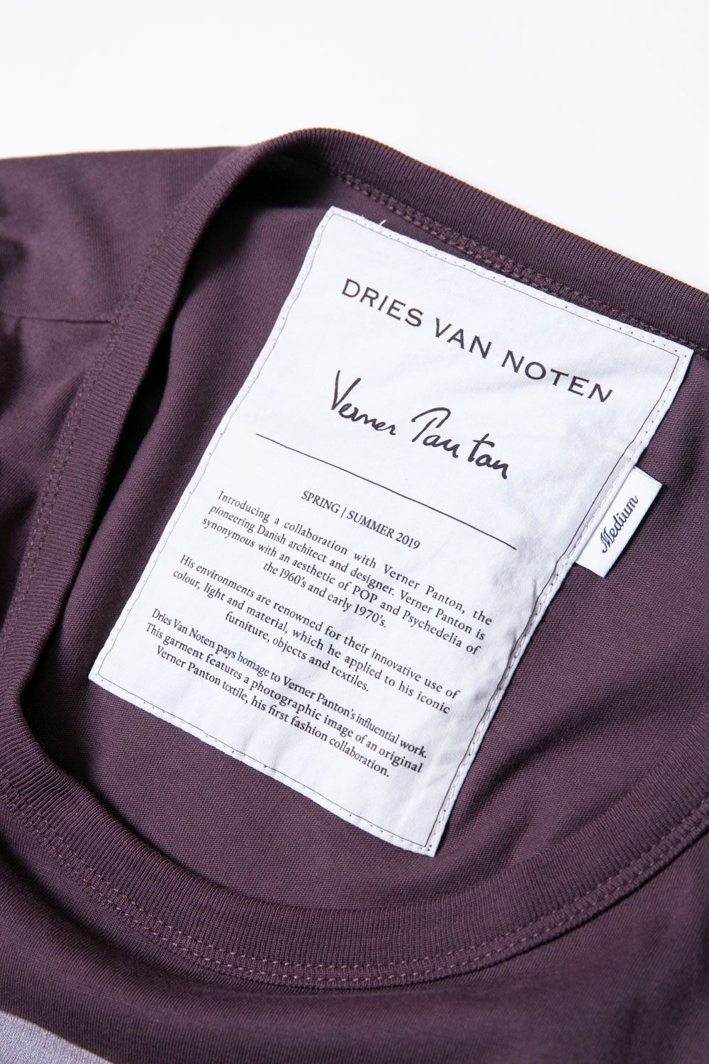 DRIES VAN NOTEN ヴェルナー パントンコラボオーバーサイズT
