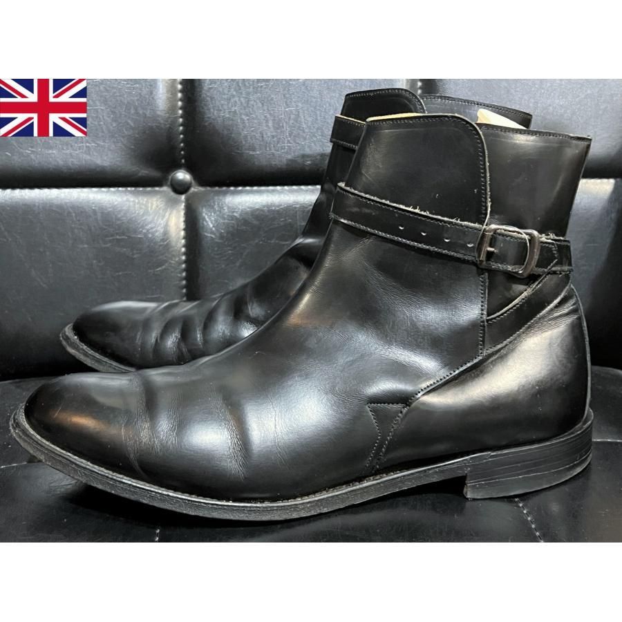 英国製 Loake ジョッパーブーツ 黒 UK8.5 ローク ブラック 