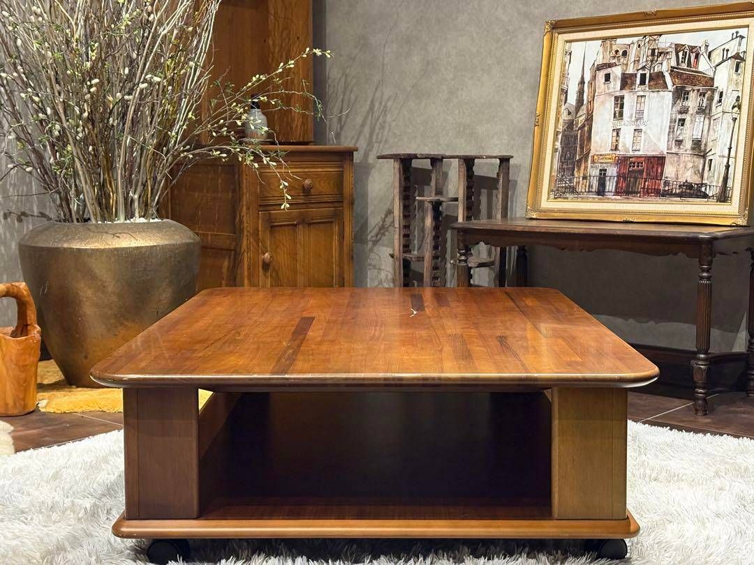 FUJI FURNITURE センターテーブル ローテーブル ヴィンテージ IG