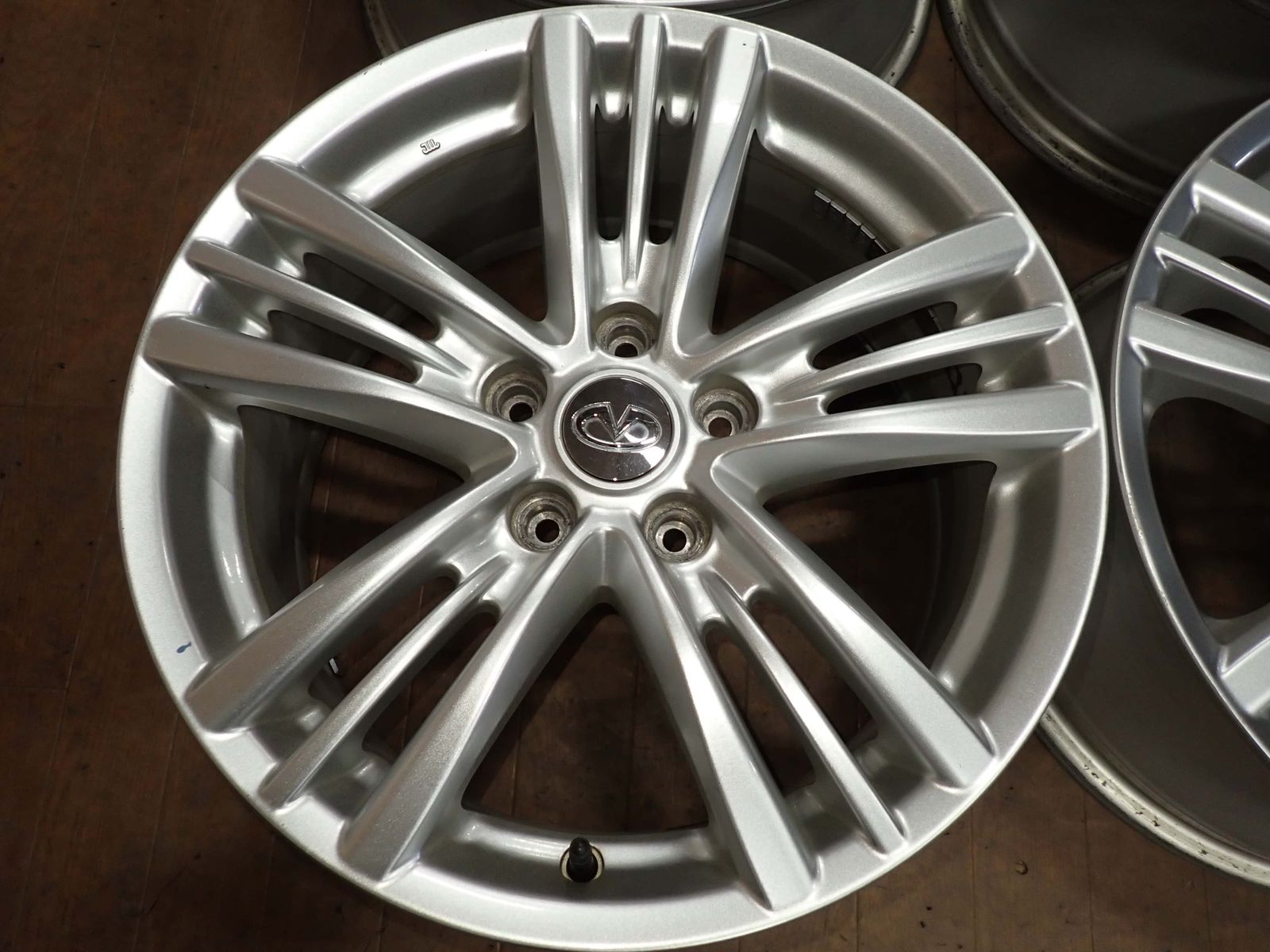 4本SET 会社宛 送料無料 17×7.5J 日産 V36 スカイライン 純正 アルミ 5 