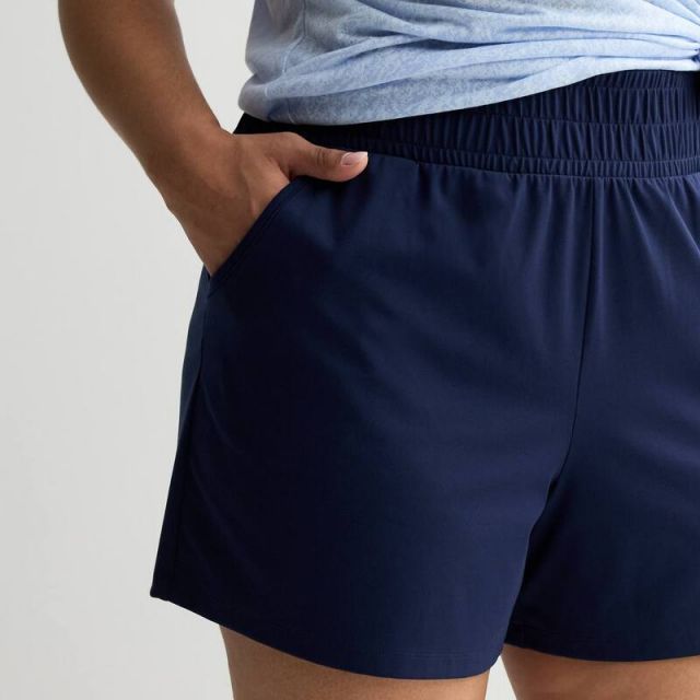【送料無料】 Tek Gear レディース ハーフパンツ・ショーツ ボトムス Plus Size Tek Gear Essential Soft Relax Shorts Mineral Black