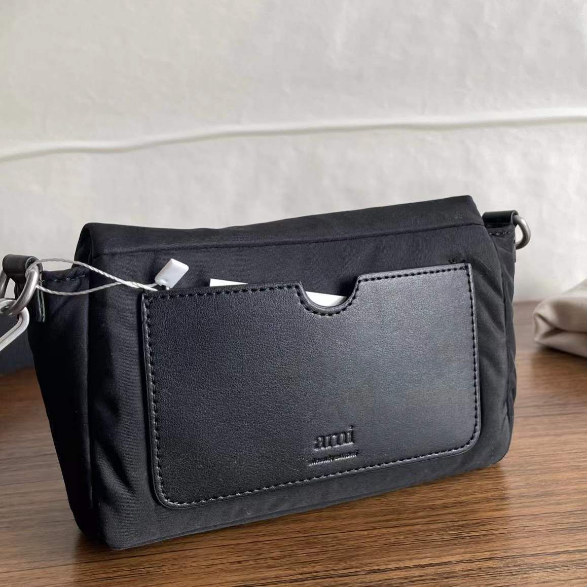 AMI PARIS Adc Tech Lunch Box Bag AMI