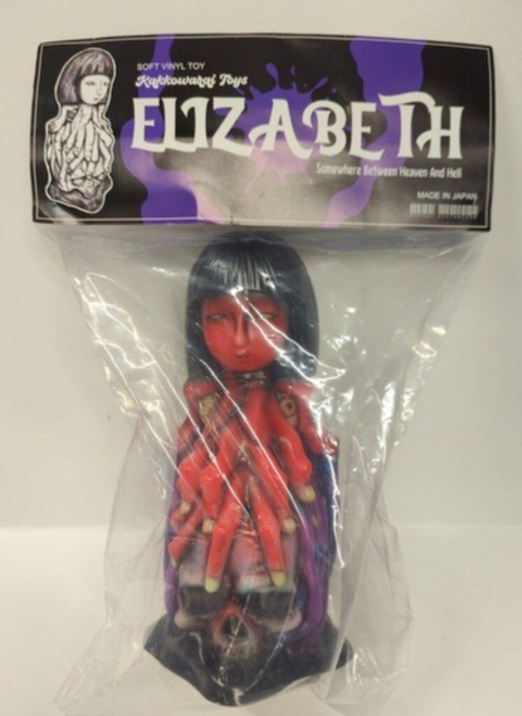 かっこわらい雑貨店 ELIZABETH 蓄光成型/黒髪/赤/紫 - メルカリ