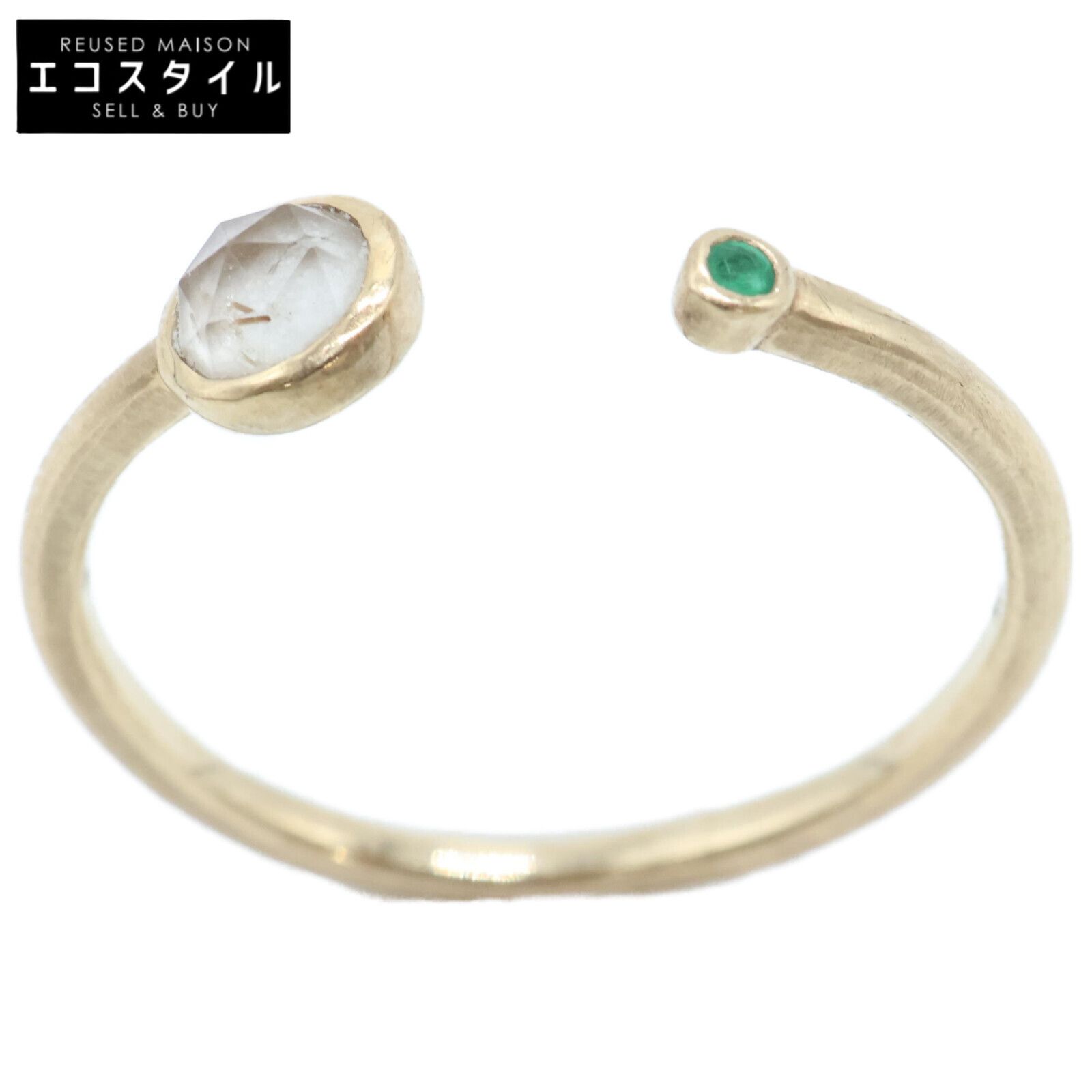 NOJESS ノジェス K10 ルチルクォーツ/エメラルド フォーク 11号 - メルカリ 