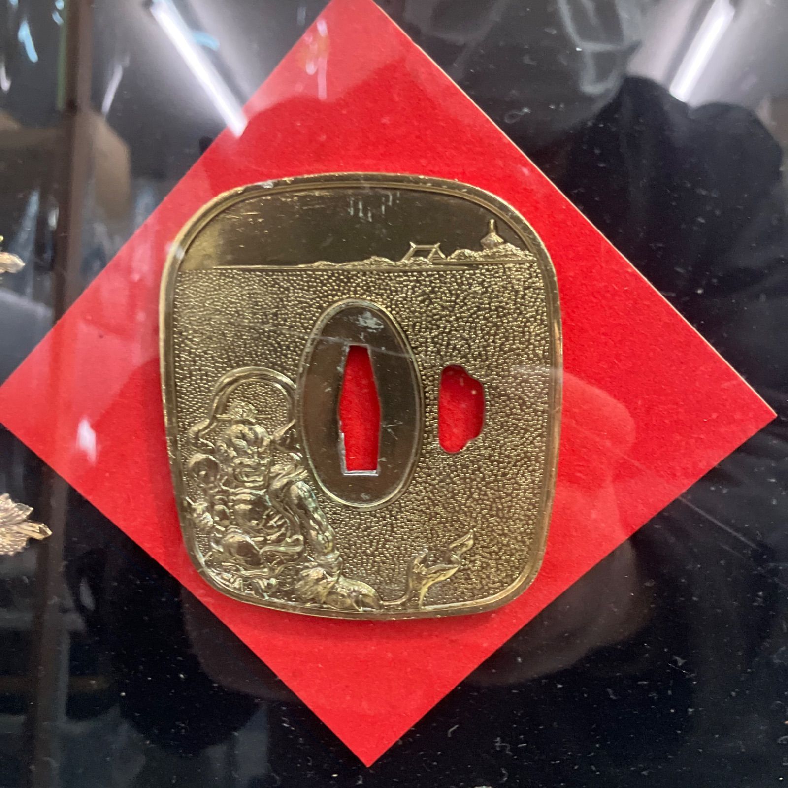 日本刀レプリカ　越中守正俊　模造刀　鍔 美術工芸品 刀剣額 レプリカ 無料発送 日本刀レプリカ 越中守正俊 模造刀 鍔 美術工芸品 刀剣額 レプリカ