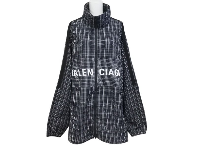 ✨美品 極希少モデル✨バレンシアガ❣️ラウンドファスナー　551935　赤×黒 BALENCIAGA バレンシアガ 21SS トラックジャケット 612966