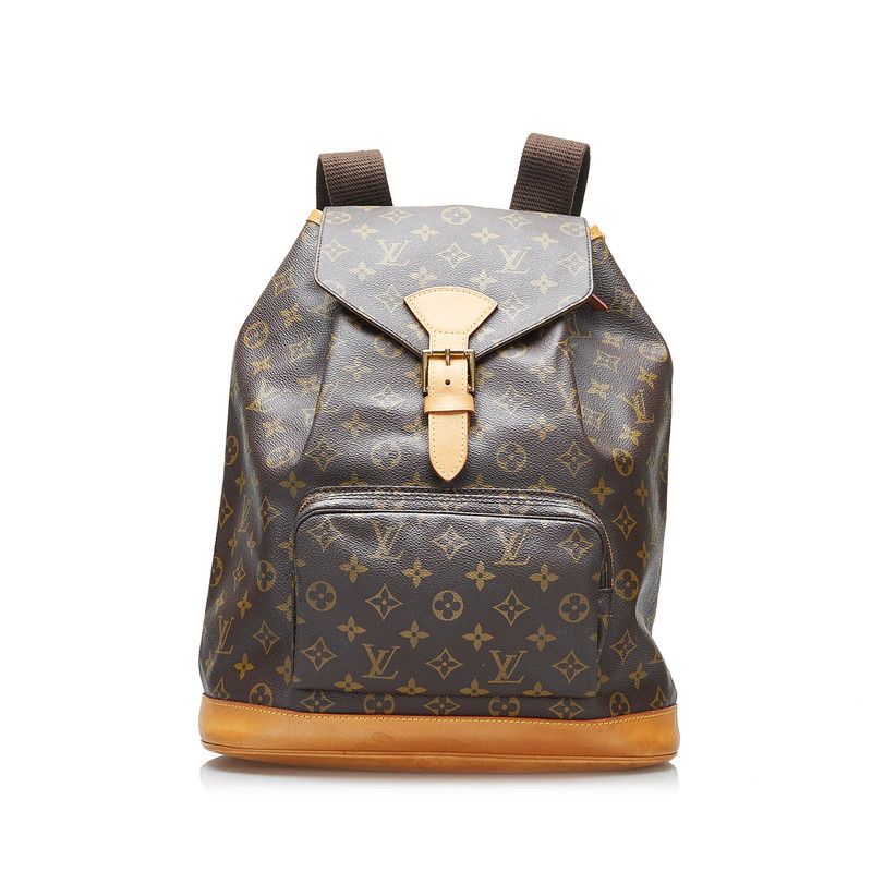 ルイ ヴィトン モノグラム モンスリGM リュック バックパック M51135 PVC レディース LOUIS VUITTON 【214-22036】