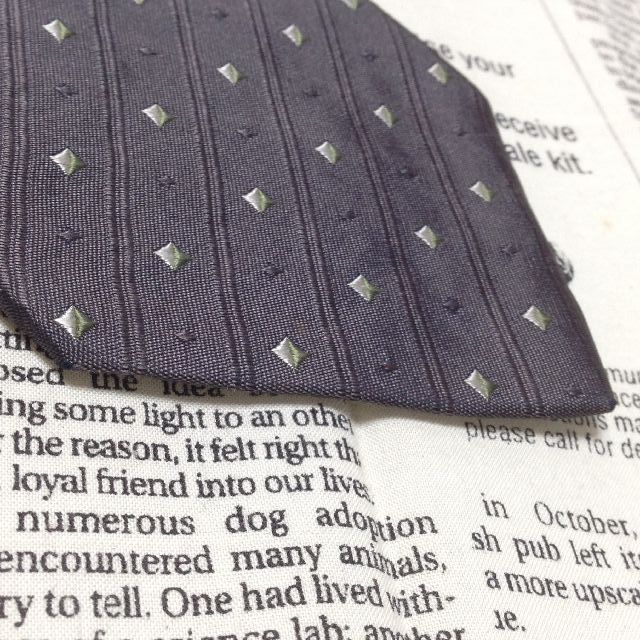 ジョルジオアルマーニ GIORGIO ARMANI 微光沢 ネクタイ イタリア製 シルク パターン柄 ミックス H-006831 ゆうパケット