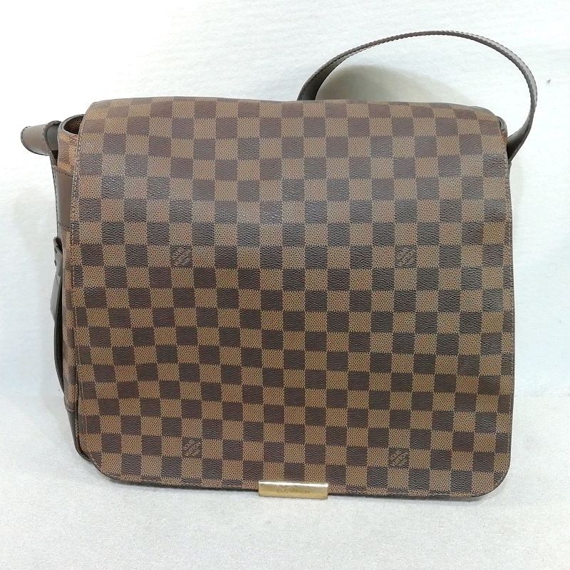 【中古】LOUIS VUITTON ダミエ N45258 バスティーユ ショルダーバッグ訳あり