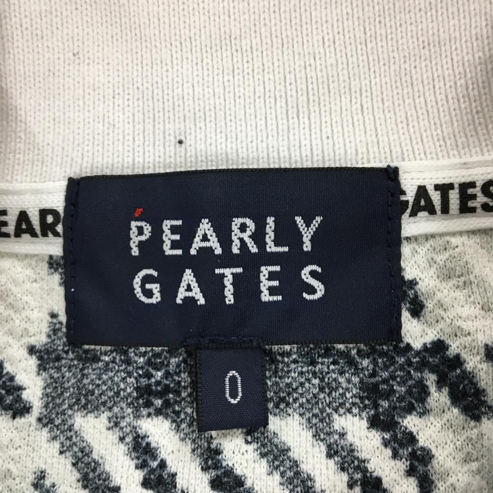 パーリーゲイツ チェックジャガード ポロワンピース ブラック パーリー