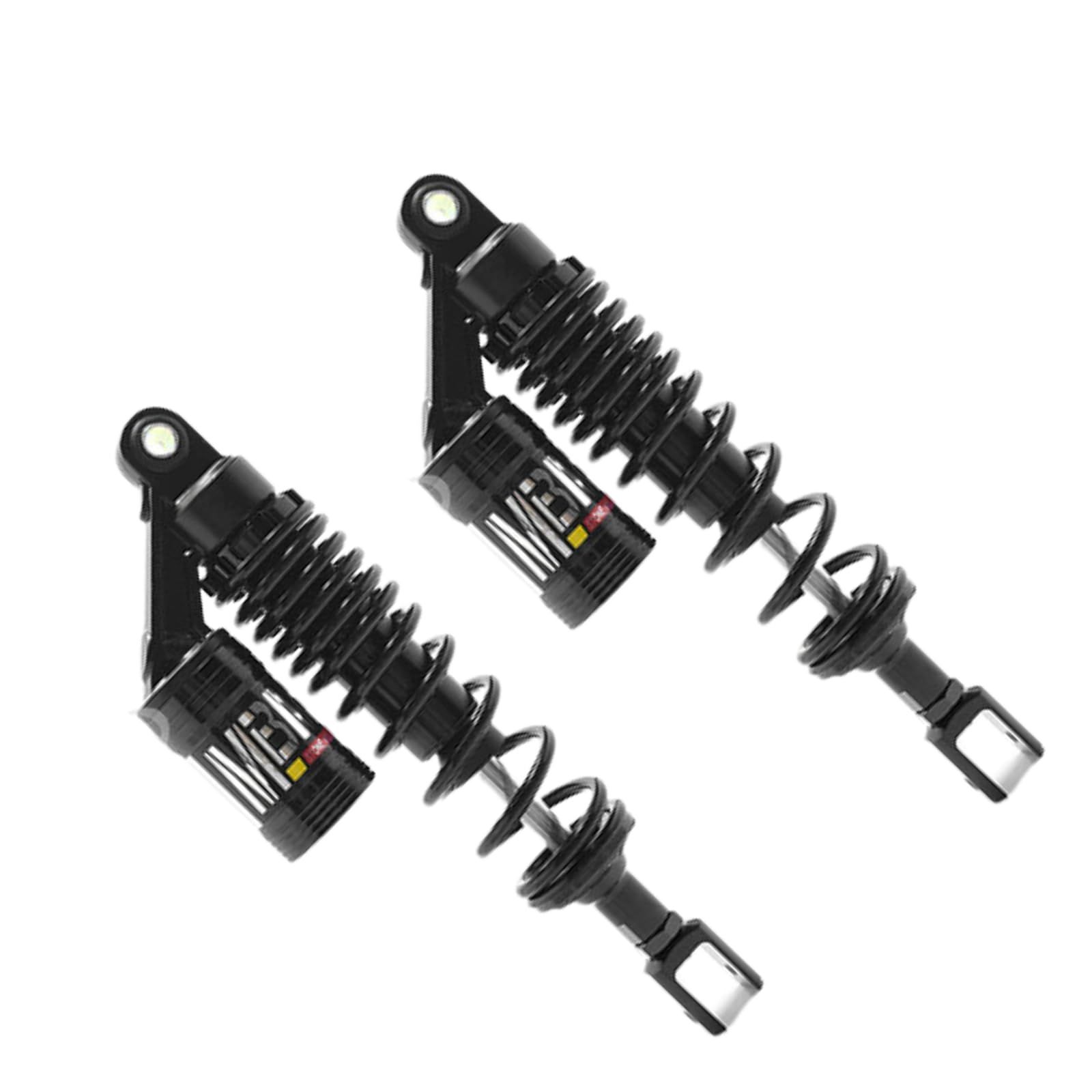 人気商品 セット 高性能 ２本 320mm pcx125 BW’S キャビテーション SR 防止 シグナスX リアサスペンション タンク付き sonrisas ブラック Muchas