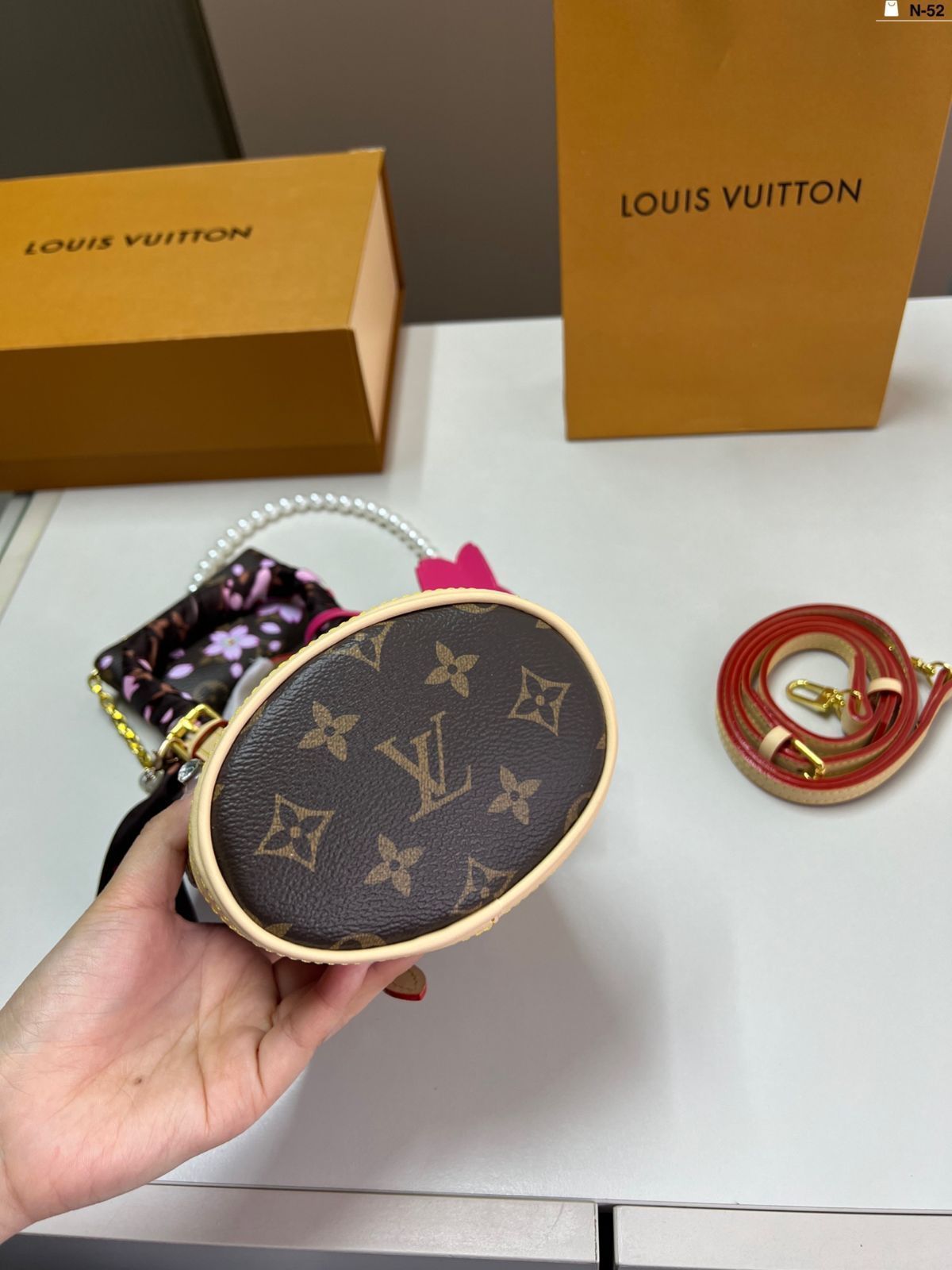 サクラ バケットバッグ