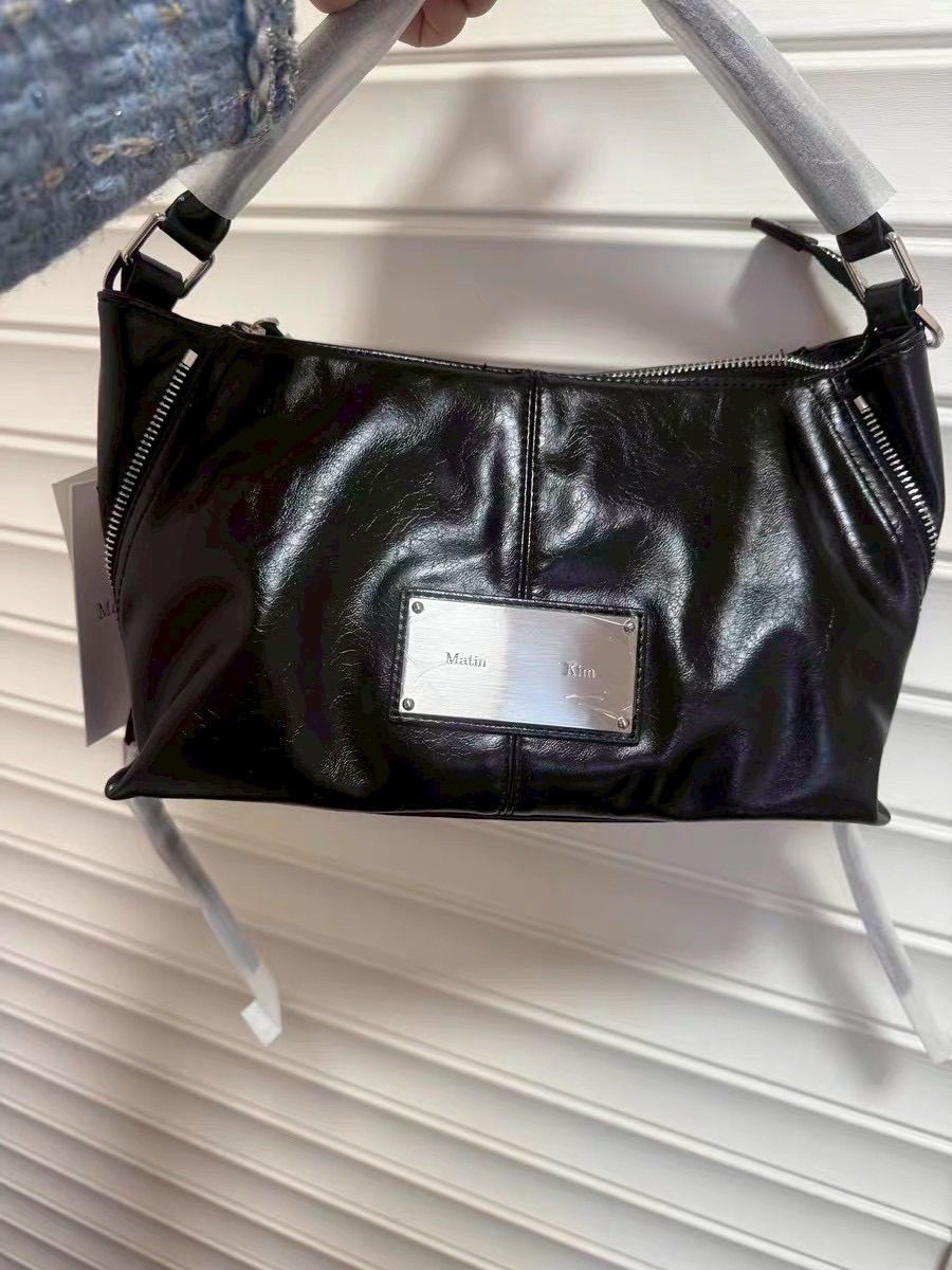 Matin Kim】Side Zipper Two Way Mini Cross Bag Black - メルカリ