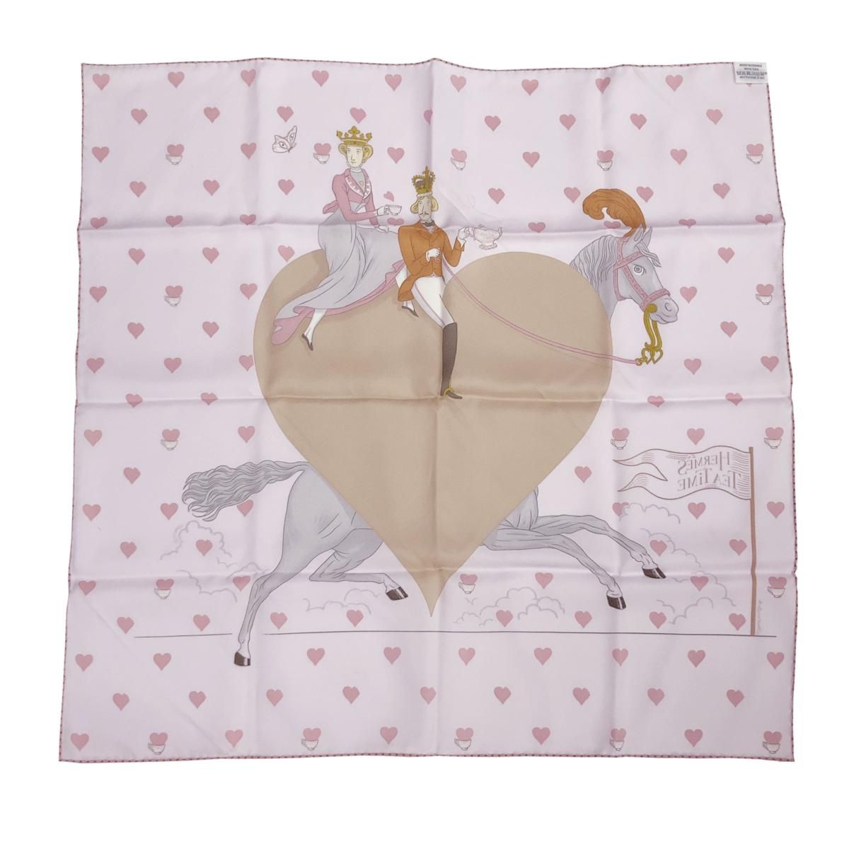 エルメス HERMES ツイリー スカーフ 衣料品 シルク レディース ピンク  