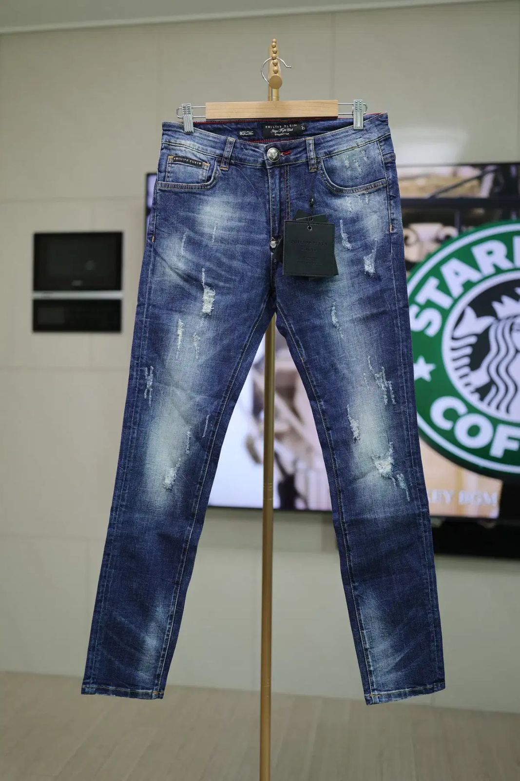 PHILIPP PLEIN フィリッププレイン デニム ジーンズ 30 ストレッチ 夏