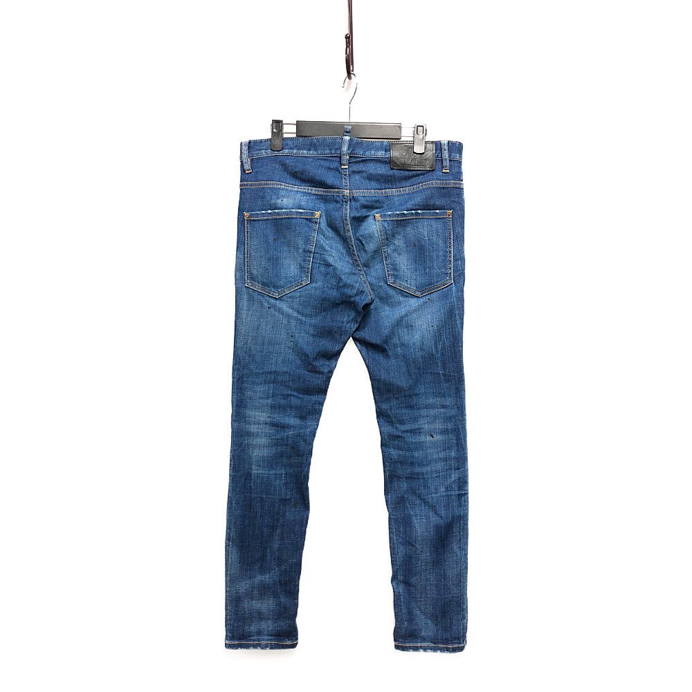 DSQUARED2 ディースクエアード 品番 S71LB0427 Skater Jean 加工 デニムパンツ インディゴ サイズ48 正規品 / 31073