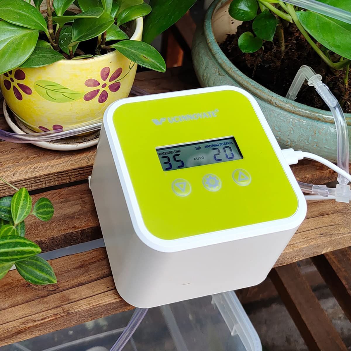 新着商品 USBや電池駆動 散水システム 温室 室内植物 灌漑システム プログラム 30天 DIY 自動散水タイマー アップグレード