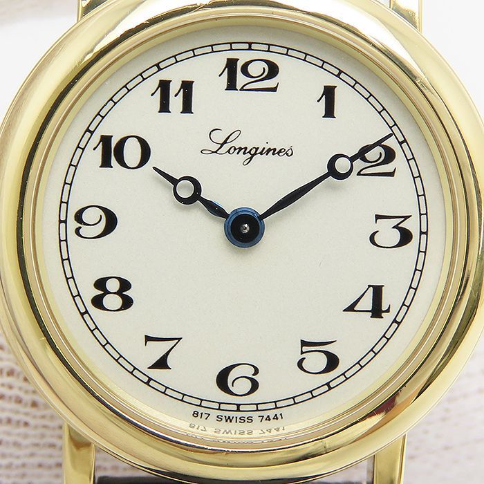 ロンジン　レディース　817 ロンジン LONGINES 美品 サファイアガラス Cal.817 手巻き