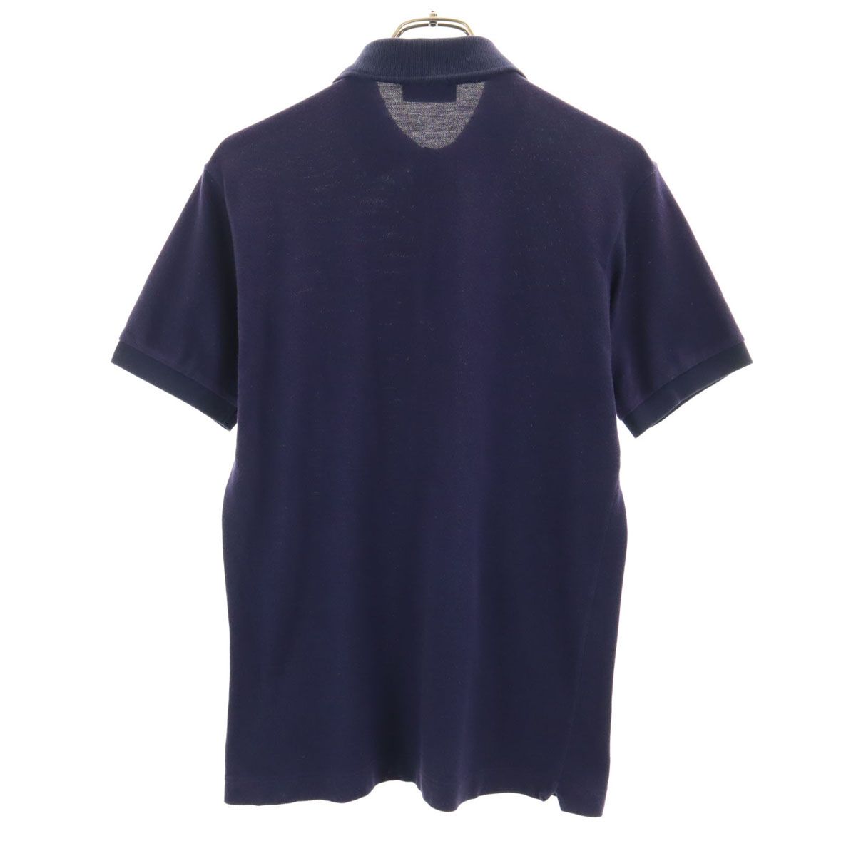新品 未使用 タグ付き LACOSTE ラコステ 半袖ポロシャツ ネイビー 金 LACOSTE ラコステ 日本製 半袖 ポロシャツ 3 ネイビー 鹿の子