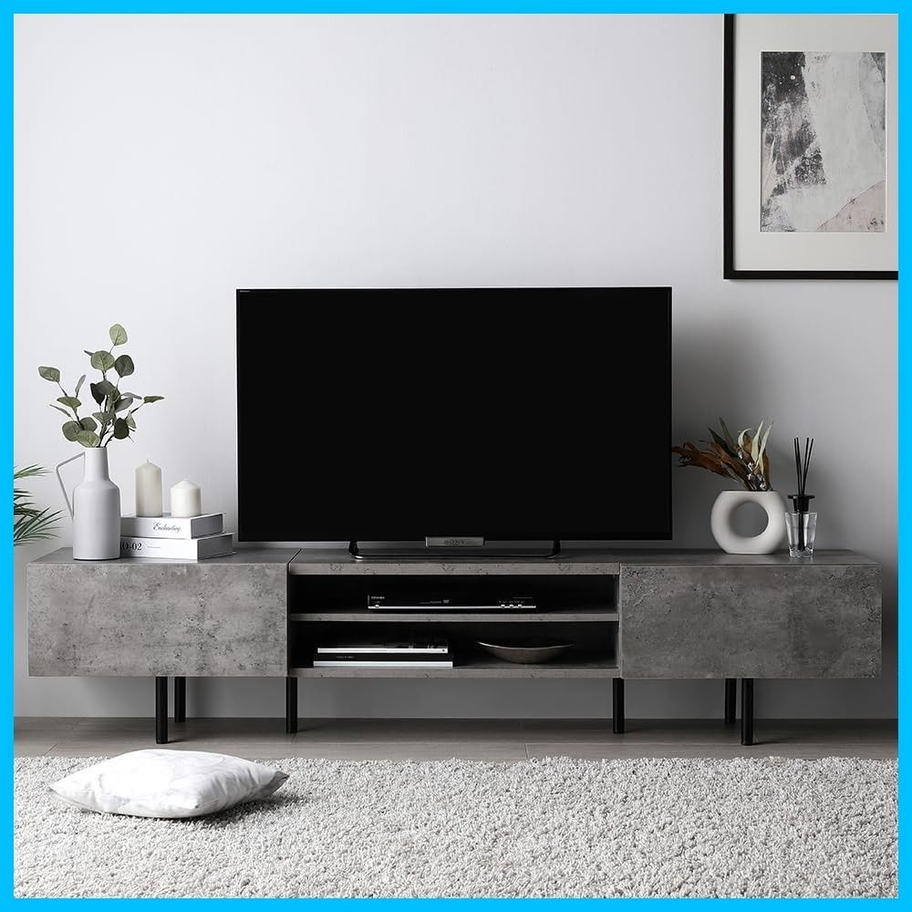 テレビ台 リバーシブルスライドドア ホワイト 木目調 韓国風 ナチュラル モダン テレビ台 リバーシブルスライドドア ホワイト 木目調 韓国風