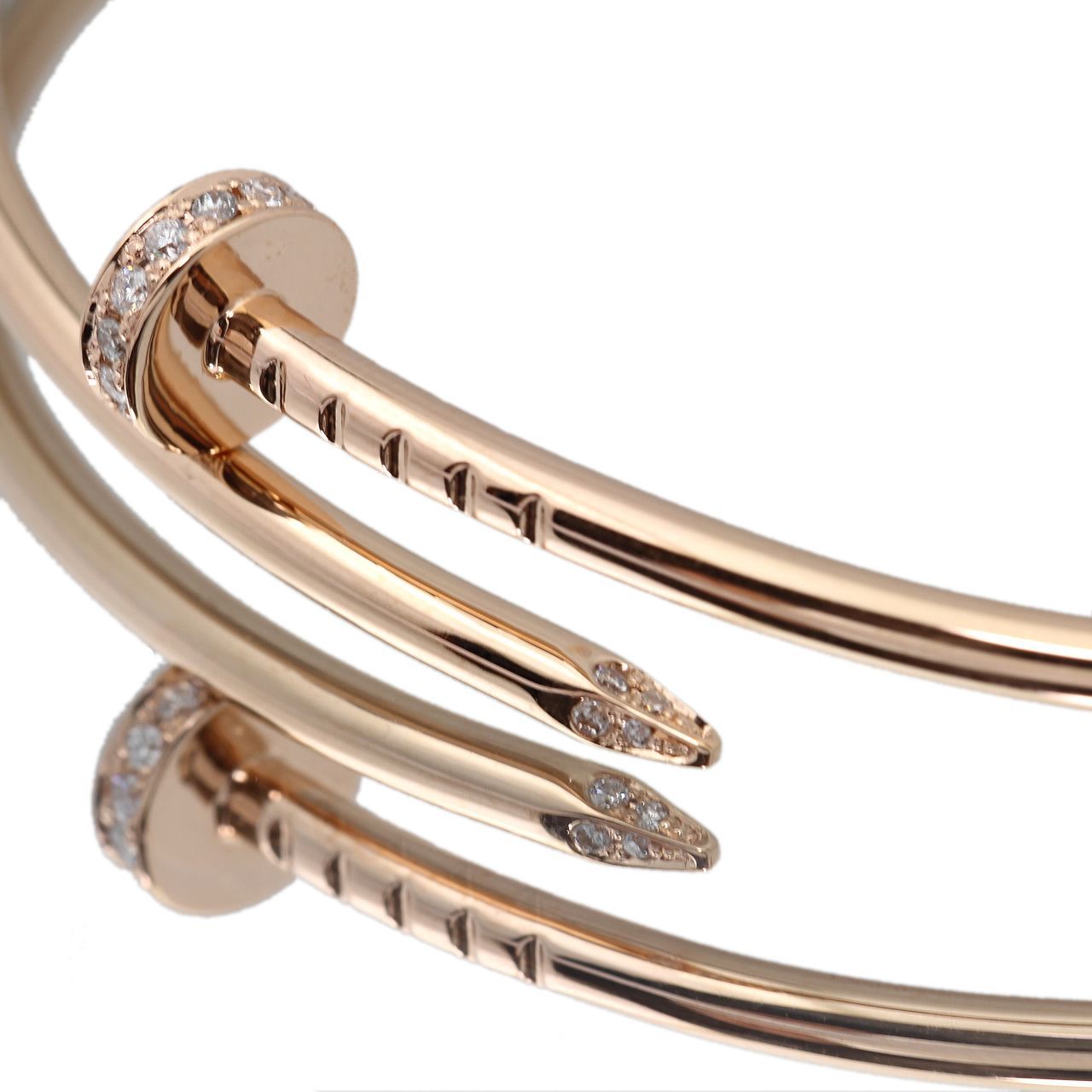 美品 カルティエ Cartier ジュストアンクル SM ダイヤ ブレスレット