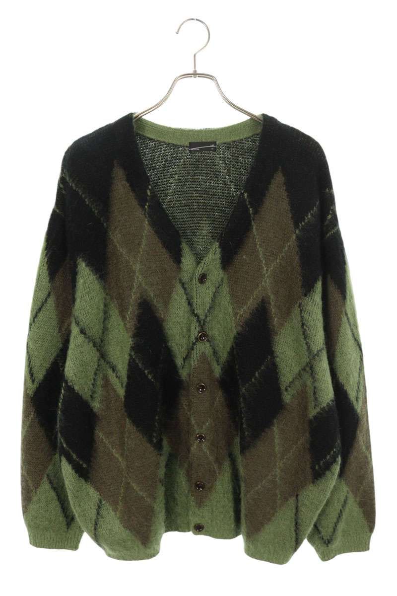 LAD MUSICIAN アーガイルカーディガン 44) LAD MUSICIAN（ラッド