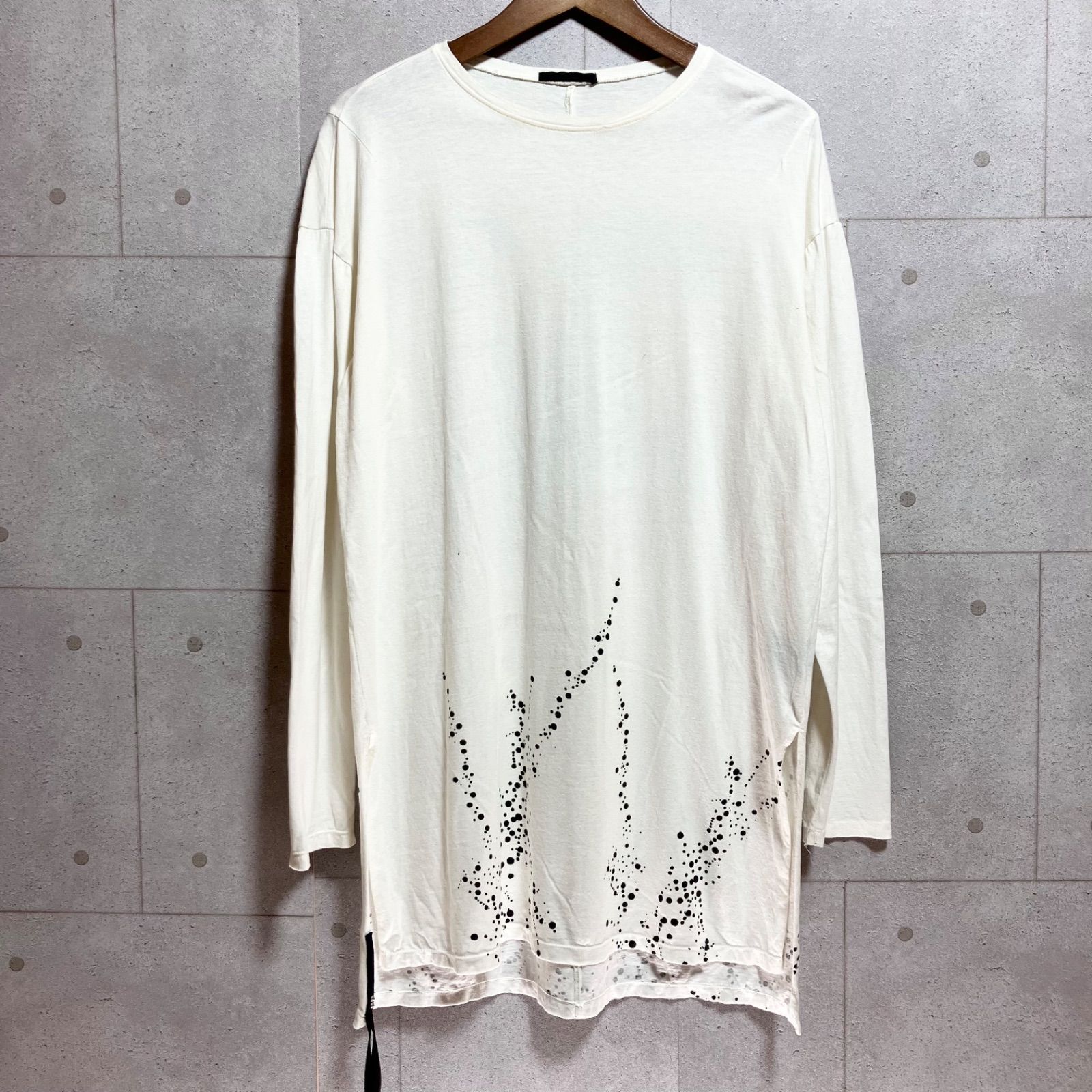 kmriiケムリ 長袖Tシャツ カットソー ロンT 染め加工 kmriiケムリ 長袖Tシャツ カットソー ロンT 染め加工-通販 · 超