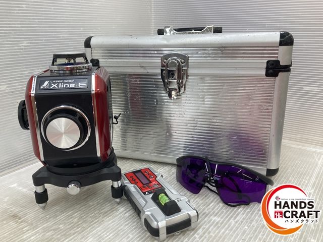 品 シンワ測定 レーザーロボ X line-E レッド フルライン 地墨クロス 71609 レーザー墨出し器 墨出し器 墨出し 品